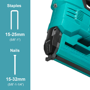 Clavadora y grapadora inalámbrica LIANGYE 20V 2 en 1, pistola <span class=keywords><strong>de</strong></span> clavos eléctrica para trabajar la madera, instalación <span class=keywords><strong>de</strong></span> puertas y ventanas, grapadora para pisos - Product Image 2