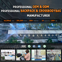 Tas Selempang Nylon Grosir Pria Bahan Impor Multi Kantong Tas Selempang Bahu Tas Laptop 12 Inch Anti Air Custom OEM