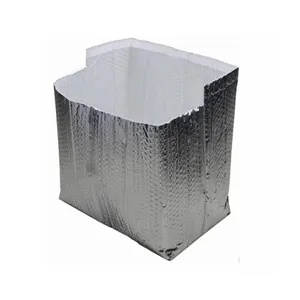 Thermal Aluminum Foil Bubble Insulated Box Liners For Shipping Sea Foods