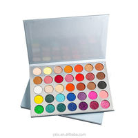 Palette d'ombres à paupières sèches végétaliennes Poudre de finition chatoyante pour un teint profond Expédition rapide Maquillage à bas prix de marque privée