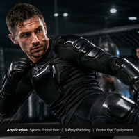 Tela TPU con Recubrimiento para Relleno de Equipos de Protección, Material Compuesto Impermeable, Forro Interior Suave, Seguridad Deportiva
