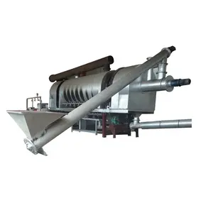 Doorlopende Biomassa Rijststro Bbq Zaagsel Hout Houtskool Carbonisatie Oven Voor Houtskool Maken Machine