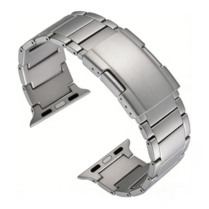 Bracelet de montre en titane pliable JAETIUM, bracelet en métal personnalisé pour Apple Watch 40/41/42 mm 44/45/46//49 mm - Product Image 1