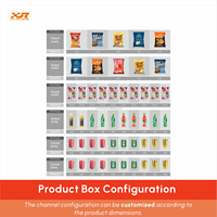 Distributeur automatique extérieur XY, entièrement étanche, design en acier inoxydable, compatible SDK, gestion basée sur le cloud, garantie 1 an
