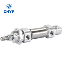 Mini vérin pneumatique à double effet MI8X10CA |   Alésage de 8 mm x Course de 10 mm