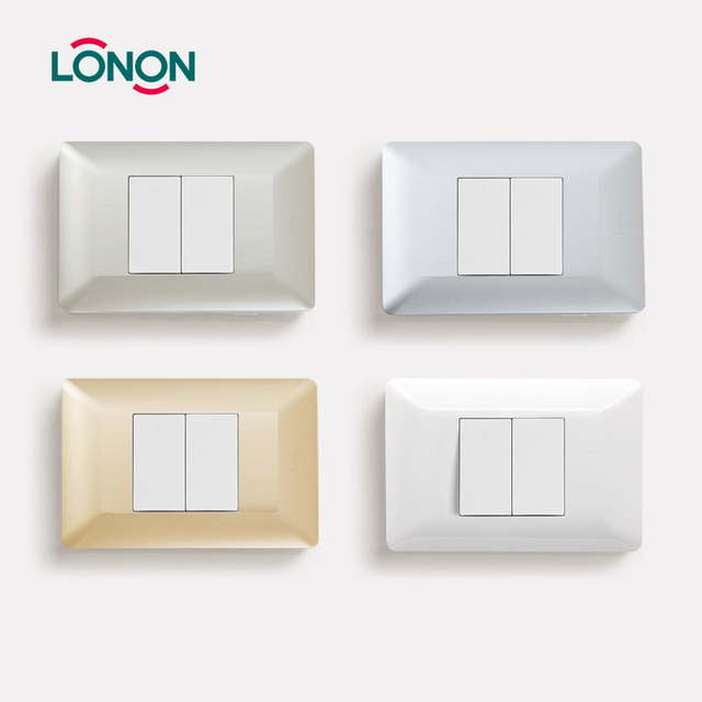 Minimalist 16A PC Wall Switches and Sockets Wall Button Switch for Usa