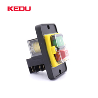 Interrupteur de démarrage de moteur électrique KEDU KJD12-14 à 6 broches pour outils de menuiserie électrique/perceuses à colonne/meuleuses/étriers et scies