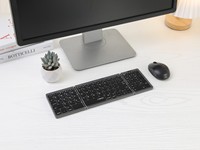Ensemble clavier et souris sans fil pliable de qualité supérieure, rechargeable, Bluetooth, avec pavé numérique, pour tablette, voyages et jeux
