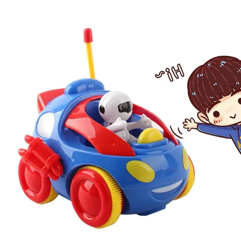 KSF 2CH Cartoon Space Doll Radio Control Car Toys Kids Mini Electric Vehicle RC Hobby Car Toys Remote Control Truck