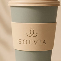 Gobelets en papier écologiques à double paroi avec couvercles, logo en feuille d'or pour boissons chaudes, café, thé, café à emporter, vente en gros