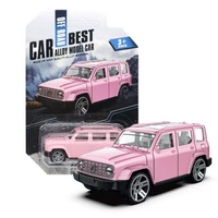 Ensemble promotionnel personnalisé en gros 1/64 Véhicules jouets en alliage à tirer en arrière Modèles de voitures jouets
