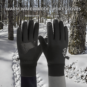 Gants d'hiver Yuyang pour hommes, trois-en-un, imperméables, chauds, pour sports de neige en extérieur, avec fermeture éclair, antidérapants et compatibles écran tactile - Product Image 2