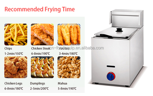 Machine à poulet automatique de 6 <span class=keywords><strong>litres</strong></span> <span class=keywords><strong>Friteuse</strong></span> à <span class=keywords><strong>gaz</strong></span> de comptoir de poulet à pression industrielle et portable - Product Image 4