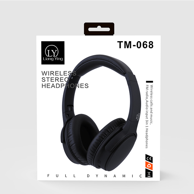 OEM Portable Wireless Hi-Fi Audifonos Blue Tooth Headphones Over-ear Wireless Headset