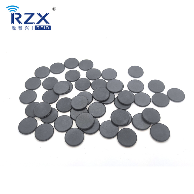 Sewing on Cloth Heat-resitant PPS Material HF Dia15mm Laundry Tag 200 Times Washable RFID NFC Coin Mini Tag