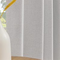 Rideaux occultants 100% personnalisés de luxe blancs, aspect lin texturé, thermiques, à œillets, pour salon, chambre à coucher, maison
