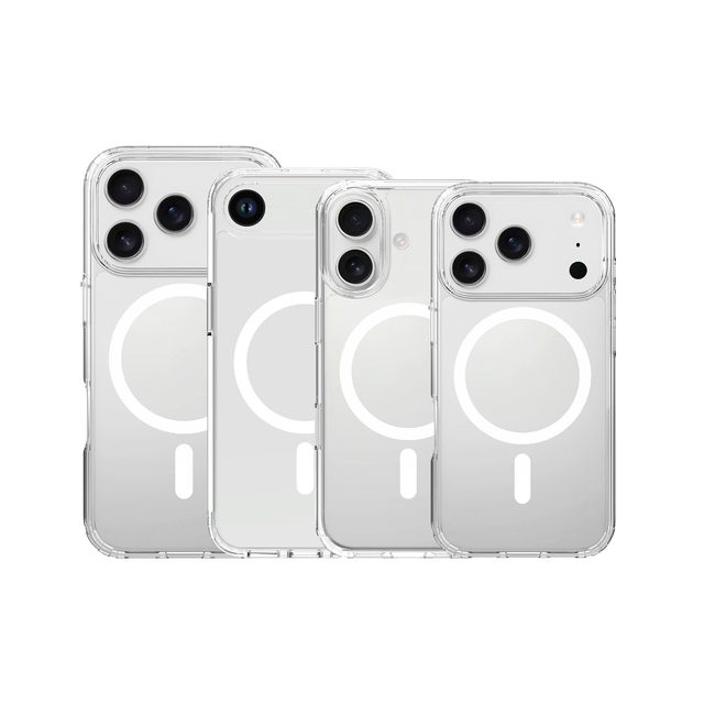 Luxury TPU+PC Anti Yellow Shockproof Clear N52 Strong Magnetic Charging Phone Case Cover for iPhone 13 14 15 16 17 Pro Max Air