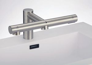 Rubinetto per Lavabo Bagno <span class=keywords><strong>con</strong></span> Dispenser Automatico di Sapone a 3 Funzioni e Asciugatura Senza Contatto, Design Moderno 2026 - Product Image 2