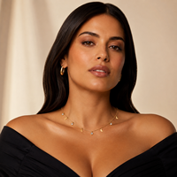Collier ras du cou tendance pour femme, bijou minimaliste en acier inoxydable, idéal comme cadeau d'anniversaire