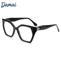 Gafas de Acetato Puro para Mujer, Montura Completa, Diseño Moderno, Uso Diario, Logotipo Personalizado, Precio de Fábrica 1002