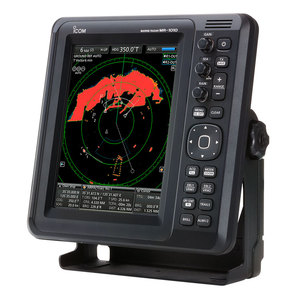 Système radar marin Icom MR-1010RII 4kW 36NM, scanner radôme, écran TFT couleur, radar de navigation AIS ARPA pour bateaux de pêche - Product Image 3