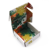 Boîte d'emballage en carton ondulé noir de luxe personnalisée avec logo pour perruques et extensions capillaires – Vente en gros