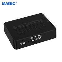 Mendorong harga pabrik 1 Input 2 port 4 port Output AV Splitter Video Switcher 2K x 4K 30Hz 2160P HD Audio HDMI Splitter