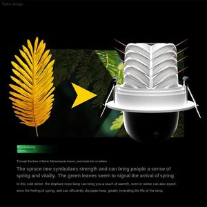 Commercial Modern Adjustable Angle 15W Wall Washer Aluminum LED Embedded IP65 Elephant Nose Lamp Indoor Home Office <b>Spotlight</b> - Product Image 4