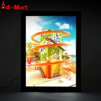 Let's Make — boîte à lumière numérique Led, panneau lumineux, Logo, mince, affichage suspendu, panneau d'affichage, boîtes à lumière murale
