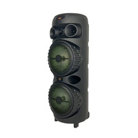 Altavoz LED RGB Dual de 8 Pulgadas para Fiestas, 20W Pico, Doble Driver, Resistente a Golpes, Ideal para Piscinas y Playas - ¡Gran Venta!
