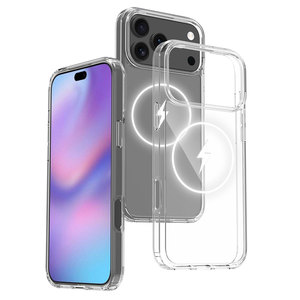 เคสโทรศัพท์ Laudtec Original Acrylic หนา 1.5 มม. ป้องกันรอยขีดข่วน รองรับการชาร์จไร้สายแบบแม่เหล็ก กันกระแทก สำหรับ iPhone 17 16 Pro Max - Product Image 1