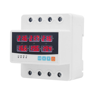 Three Phase Six Display Voltage Protector 220V 63A ATS Intelligent Switch With Over Under Voltage Protection - Product Image 2