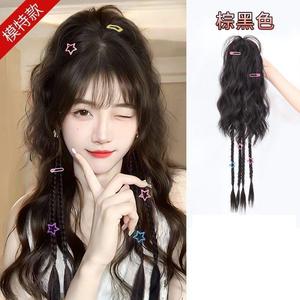 Cola de Caballo Ondulada con Reflejos Rosas Estilo Medio Atado Wilderness Boxer Braids para Mujer - Product Image 6