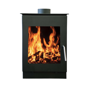 Chimenea moderna <span class=keywords><strong>de</strong></span> leña Calefacción Puerta <span class=keywords><strong>de</strong></span> vidrio Vista Estufa <span class=keywords><strong>de</strong></span> fuego Estufas <span class=keywords><strong>de</strong></span> leña usadas en interiores - Product Image 2