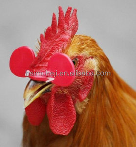 Gafas de pollo rojo de alta calidad Anti-lesión Pollo Peeper y aves de corral Gafas Looper no atadas - Product Image 2