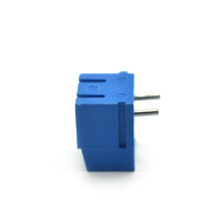 Pieds pliés de connecteur de bornier à vis KF301-5.0-2P à pas de 5.0mm peuvent être épissés bornier PCB