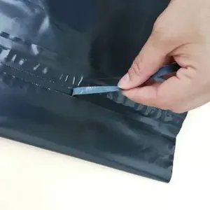 Lông đồng bằng màu đen tự con dấu Poly Túi bưu phẩm từ nhỏ đến kích thước lớn vận chuyển chuyển phát nhanh phong bì với chất lượng tốt - Product Image 5