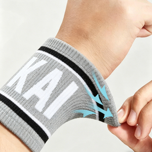 Polsini Personalizzati <span class=keywords><strong>per</strong></span> Cross Fitness con Logo Fasce Tergisudore Sportive Senza Minimo d'Ordine Supporto <span class=keywords><strong>per</strong></span> <span class=keywords><strong>Polso</strong></span> Promozionale - Product Image 4