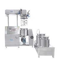 Machine automatique de fabrication de cosmétiques VME-200L, émulsifiant sous vide, homogénéisateur, mélangeur de crème et d'onguent avec tête à cisaillement élevé