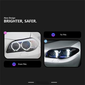 Faros Delanteros F10 para <span class=keywords><strong>BMW</strong></span>, LED/Halógenos Adaptativos, Estilo G30, DRLF90 M5, Compatibles con <span class=keywords><strong>BMW</strong></span> Serie 5 (<span class=keywords><strong>520d</strong></span>/523i/535i) 2009-2011 - Product Image 2