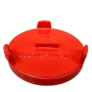 Ductile Iron Casting Groove Flange Blind Plate Fittings OEM Customizable round Head Code for Fire Protection