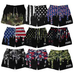 Чистые бейсбольные Молодежные сетчатые шорты на заказ с сублимационной печатью, карамельные бейсбольные элементы, тренировочные повседневные сетчатые шорты 5 дюймов - Product Image 5