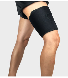 Mới Nhất Chống Pilling Neoprene Red Leg <span class=keywords><strong>Compression</strong></span> <span class=keywords><strong>Sleeve</strong></span> Tập Thể Dục Bóng Rổ Đào Tạo Đùi Brace Bọc Để Ngăn Ngừa Căng Cơ - Product Image 3