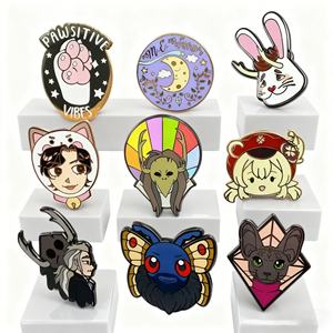 Badges personnalisés en gros, en métal, en fer, en alliage de zinc, moulés, découpés, émaillés (soft et dur), épingles de revers pour chapeaux et vêtements - Product Image 4