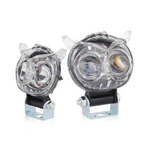 ไฟสปอร์ตไลท์ LED สำหรับมอเตอร์ไซค์ ไฟหน้าภายนอกรถยนต์ ไฟสูงและไฟต่ำ ไฟแต่งหลากสี ไฟสปอร์ตไลท์รูปนกฮูกสำหรับมอเตอร์ไซค์ - Product Image 3
