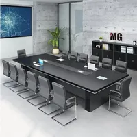 Haute qualité basse quantité minimale de commande table bureau mode réunion bureau grand bureau table de conférence salle de conférence table et chaises ensembles