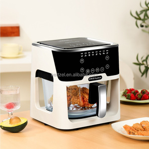 Nuovi arrivi <span class=keywords><strong>5</strong></span> <span class=keywords><strong>litri</strong></span> 1500W Smart Touch Screen Custom Oil Free <span class=keywords><strong>friggitrice</strong></span> elettrica profonda ciotola di vetro caldo <span class=keywords><strong>friggitrice</strong></span> <span class=keywords><strong>ad</strong></span> <span class=keywords><strong>aria</strong></span> per uso domestico - Product Image 6