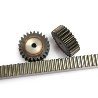 Rak Roda Gigi Pacu Lurus CNC, 15 16 18 20 22 24 25 26 28 30 Gigi Pinion M1 M1.5 M2 M3 M4