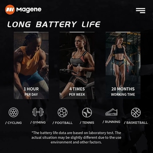 Đồng hồ thông minh đo nhịp tim Magene, thiết bị thể thao ANT+, máy tính xe đạp GARMIN Bryton IGPSPORT, máy đo nhịp tim - Product Image 6