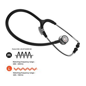 Lo Standard medico di presa di fabbrica raggiunge stetoscopi personalizzati a doppia testa Deluxe classici - Product Image 2